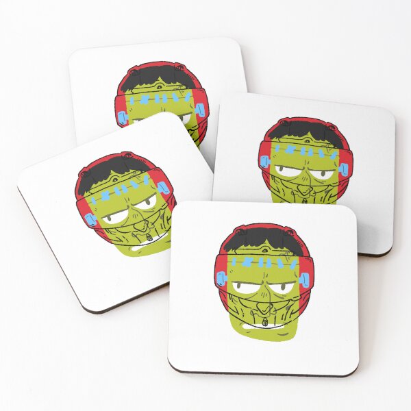Item preview, Frankenstein biker Helmet - Monster Rider Graphic designed and sold by RNASstuff.