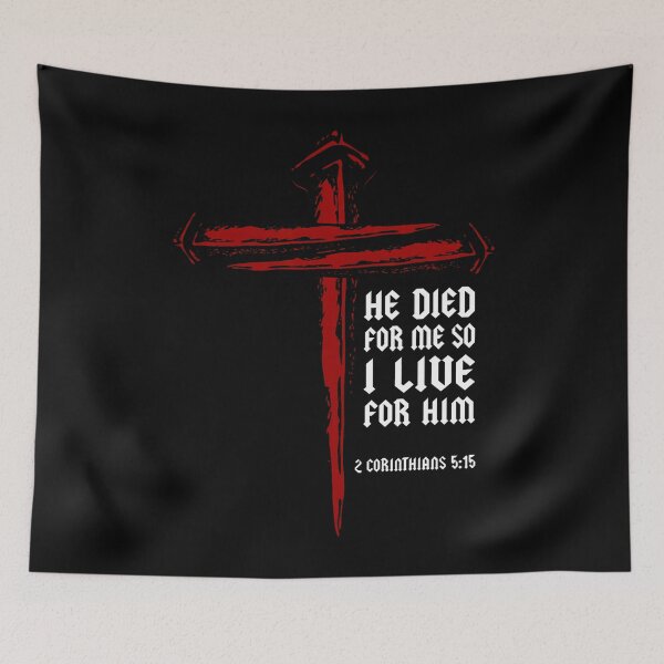 Item preview, Christian Cross Nails Jesus 2 Corinthians 515 Bible Verse designed and sold by PeggyBeverly.