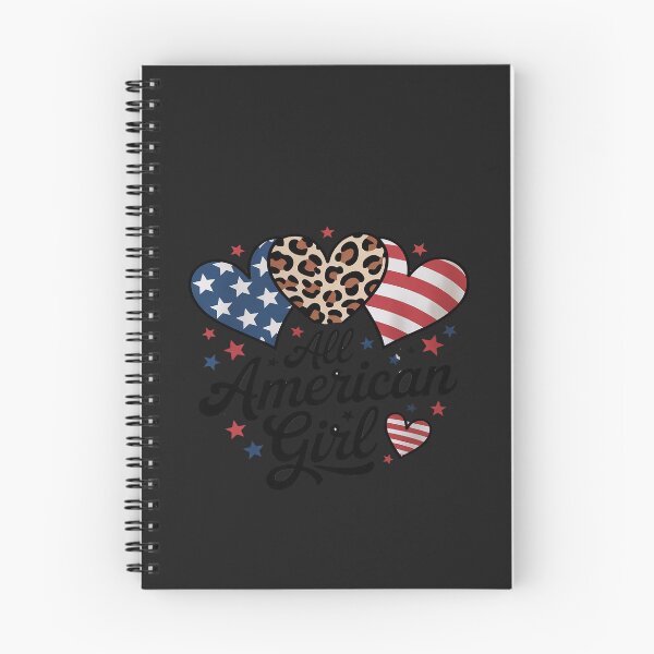 Item preview, All American Girl Leopard Heart 4th Of July USA Flag Women designed and sold by itsnothatweird.