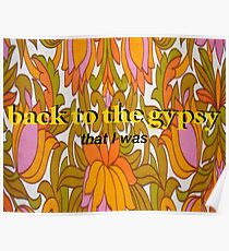 Gypsy Lyrics Pattern Fleetwood Mac Poster