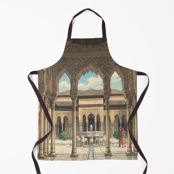 Item preview, The Alhambra Palace Japanese Woodblock Print designed and sold by Takeda-art.