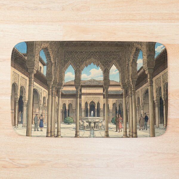 Item preview, The Alhambra Palace Japanese Woodblock Print designed and sold by Takeda-art.