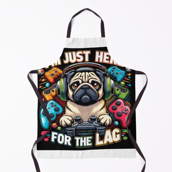 Item preview, Funny Pug Gaming T-Shirt Gift for Gamers designed and sold by VectorVerseHub.