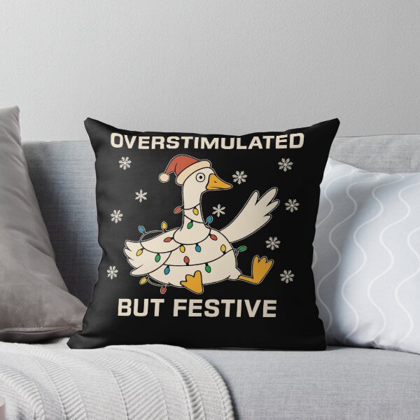 Item preview, Funny Santa Goose Overstimulated But Festive Xmas Lights designed and sold by DavidCloud.