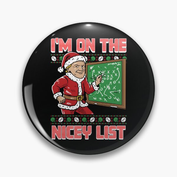 Item preview, I'm On The Nicey List Coach Jon Gruden Ugly Christmas designed and sold by pansak.