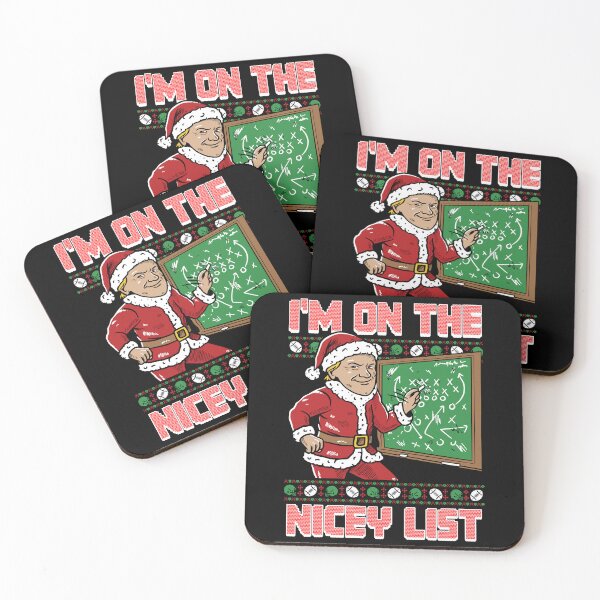 Item preview, I'm On The Nicey List Coach Jon Gruden Ugly Christmas designed and sold by pansak.