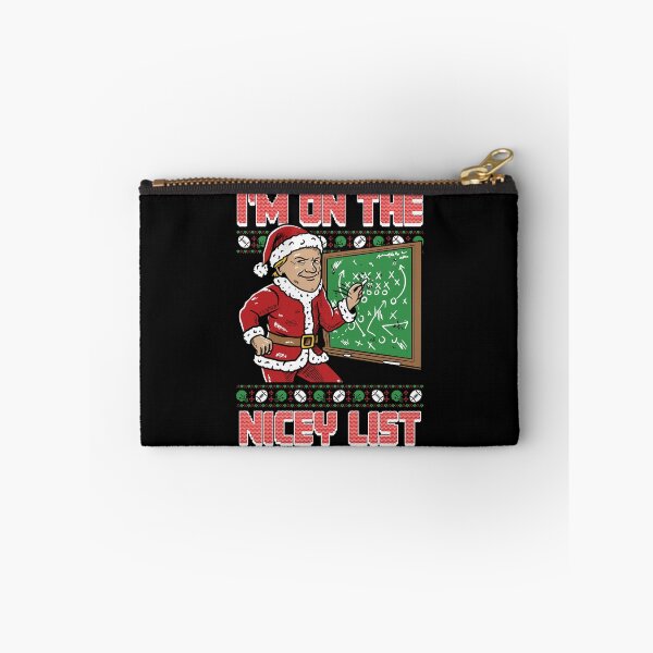 Item preview, I'm On The Nicey List Coach Jon Gruden Ugly Christmas designed and sold by pansak.