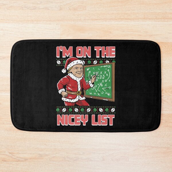 Item preview, I'm On The Nicey List Coach Jon Gruden Ugly Christmas designed and sold by pansak.