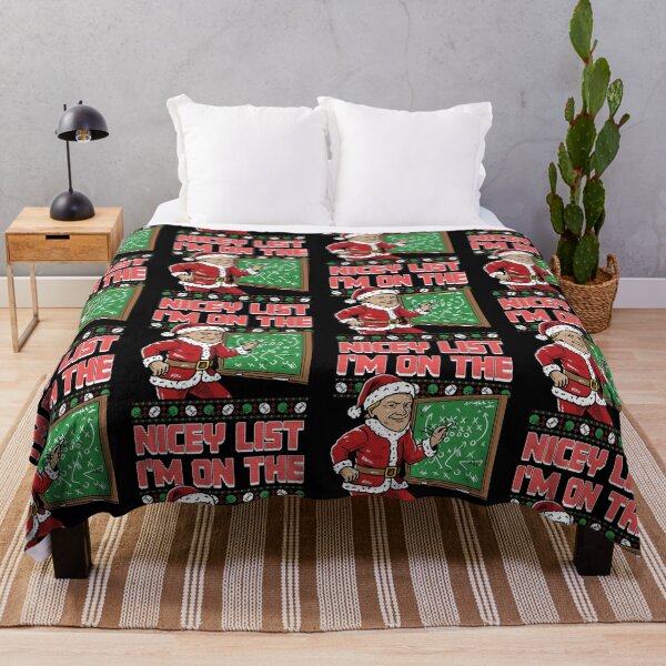 Item preview, I'm On The Nicey List Coach Jon Gruden Ugly Christmas designed and sold by pansak.