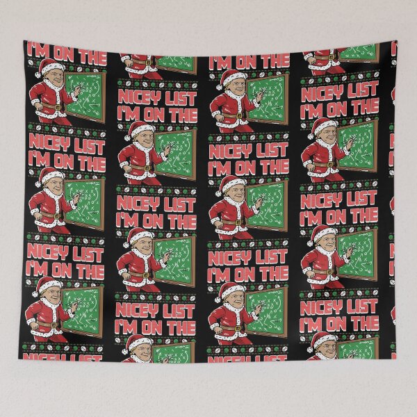 Item preview, I'm On The Nicey List Coach Jon Gruden Ugly Christmas designed and sold by pansak.