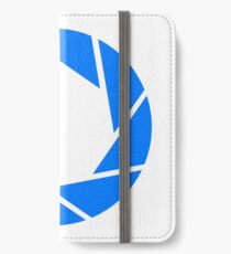 Aperture Science (Blue) Logo iPhone Wallet/Case/Skin