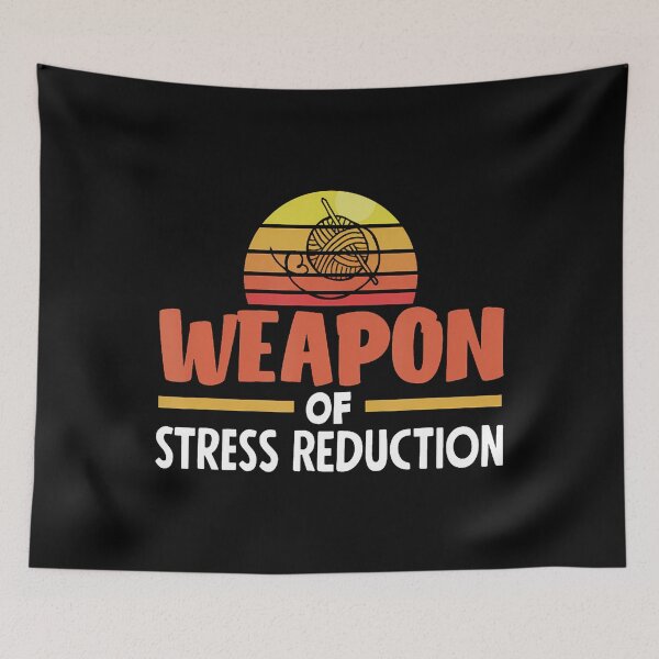 Artikelvorschau, Stricken als Waffe gegen Stress – Retro-Stricken entworfen und verkauft von SheilaAnjelica.