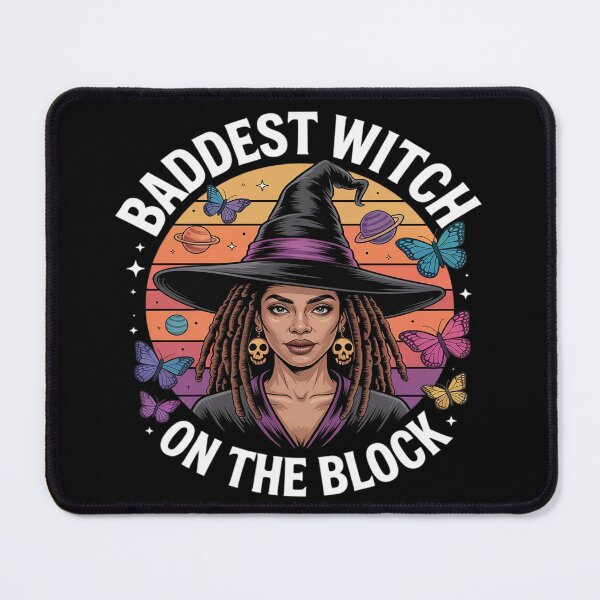 Item preview, The Baddest Witch on the Block, Majestic Witch Halloween designed and sold by Rotasiin.
