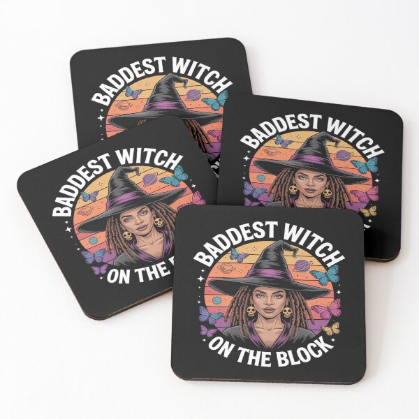 Item preview, The Baddest Witch on the Block, Majestic Witch Halloween designed and sold by Rotasiin.