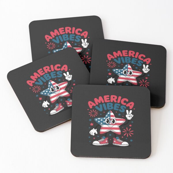 Item preview, America Vibes American Flag Retro Groovy 4th Of July USA designed and sold by procionartss.