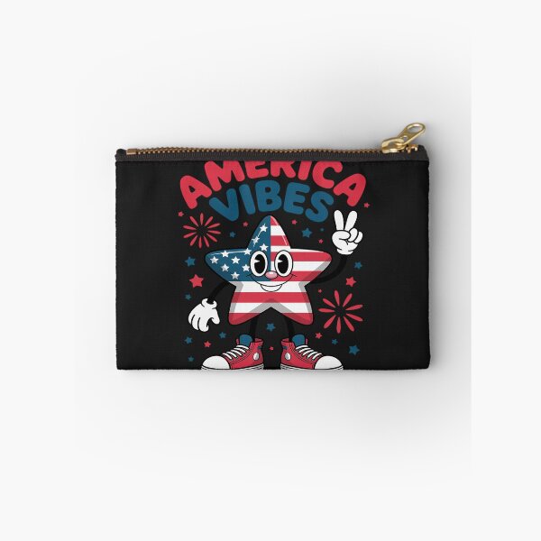 Item preview, America Vibes American Flag Retro Groovy 4th Of July USA designed and sold by procionartss.
