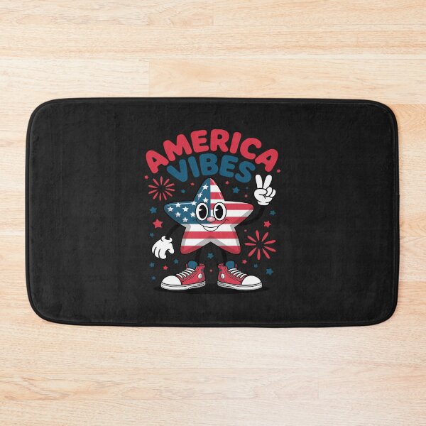 Item preview, America Vibes American Flag Retro Groovy 4th Of July USA designed and sold by procionartss.