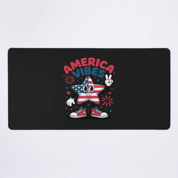 Item preview, America Vibes American Flag Retro Groovy 4th Of July USA designed and sold by procionartss.