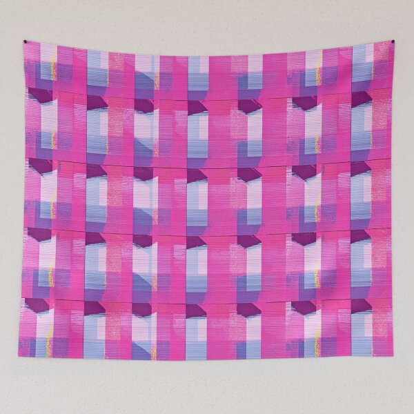 Item preview, pink window pattern designed and sold by JeniSeny.