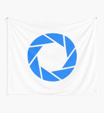 Aperture Science (Blue) Logo Wall Tapestry