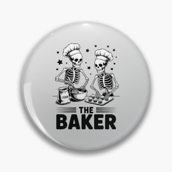 Item preview, The Baker Skeletons Fun Cooking Halloween for Baking Lovers designed and sold by Rotasiin.
