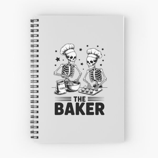 Item preview, The Baker Skeletons Fun Cooking Halloween for Baking Lovers designed and sold by Rotasiin.