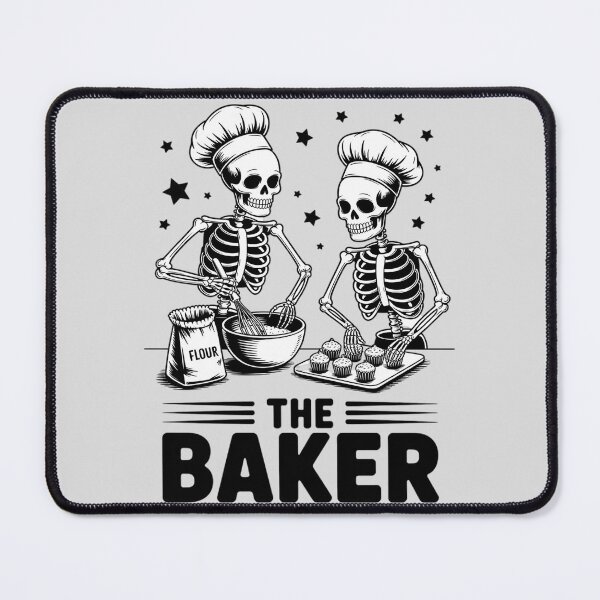 Item preview, The Baker Skeletons Fun Cooking Halloween for Baking Lovers designed and sold by Rotasiin.