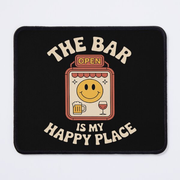 Item preview, The Bar Is My Happy Place Pub Sign designed and sold by Rotasiin.