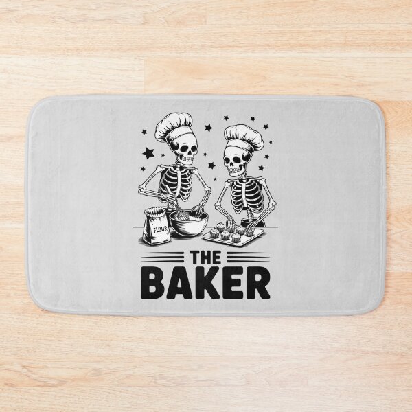 Item preview, The Baker Skeletons Fun Cooking Halloween for Baking Lovers designed and sold by Rotasiin.