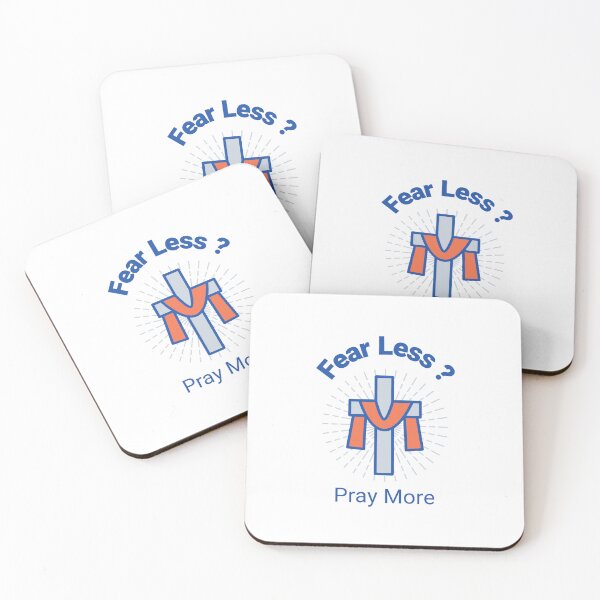 Item preview, Fear Less. Pray More uplifting Christian messages designed and sold by BandGTees.