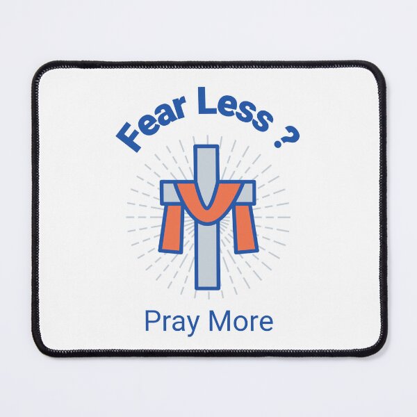 Item preview, Fear Less. Pray More uplifting Christian messages designed and sold by BandGTees.