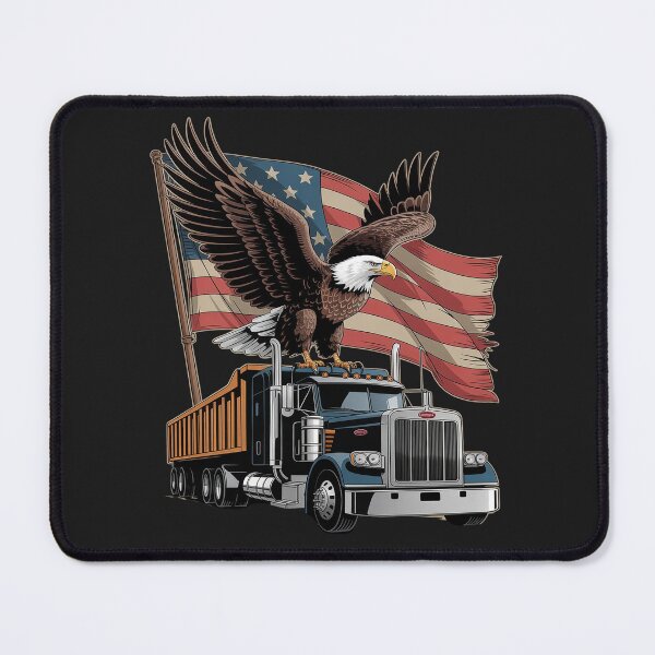 Item preview, American Flag 4th Of July Dump Truck Construction Vintage US designed and sold by procionartss.
