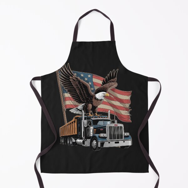 Item preview, American Flag 4th Of July Dump Truck Construction Vintage US designed and sold by procionartss.