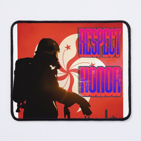 Item preview, Honor respect Hong Kong firefighter designed and sold by MuseGlowStudio.