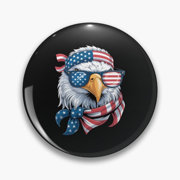 Item preview, American Flag Bald Eagle Patriotic Eagle 4th of July USA designed and sold by procionartss.