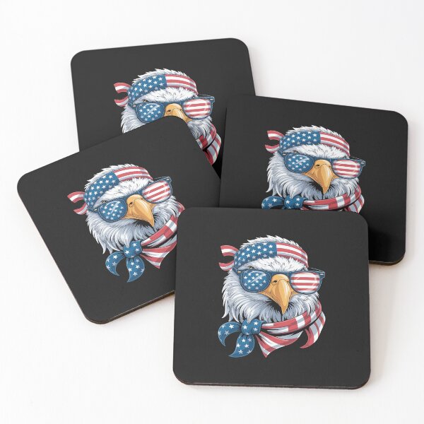 Item preview, American Flag Bald Eagle Patriotic Eagle 4th of July USA designed and sold by procionartss.