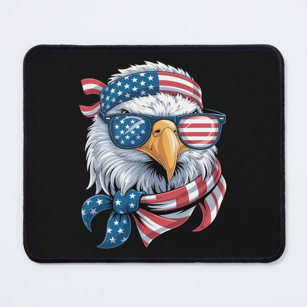 Item preview, American Flag Bald Eagle Patriotic Eagle 4th of July USA designed and sold by procionartss.