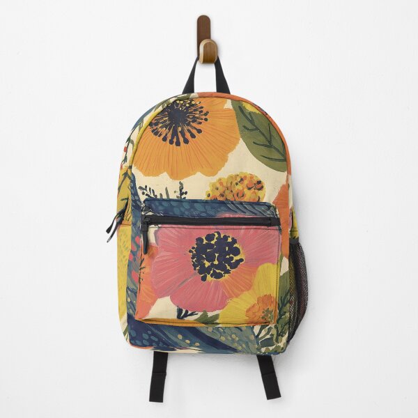 Item preview, Whimsical Garden Birds & Blooms – Folk Botanical Pattern designed and sold by Artlizzard.