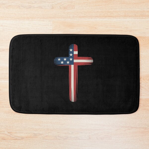 Item preview, American Flag Brush Cross Premium designed and sold by procionartss.