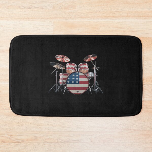Item preview, American Flag Drum Drumset 4th of July USA Patriotic Drummer designed and sold by procionartss.