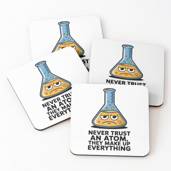 Item preview, Funny Science T-Shirt Never Trust An Atom Chemistry Humor designed and sold by VectorVerseHub.