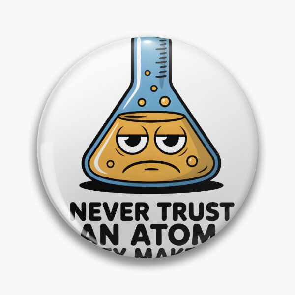 Item preview, Funny Science T-Shirt Never Trust An Atom Chemistry Humor designed and sold by VectorVerseHub.