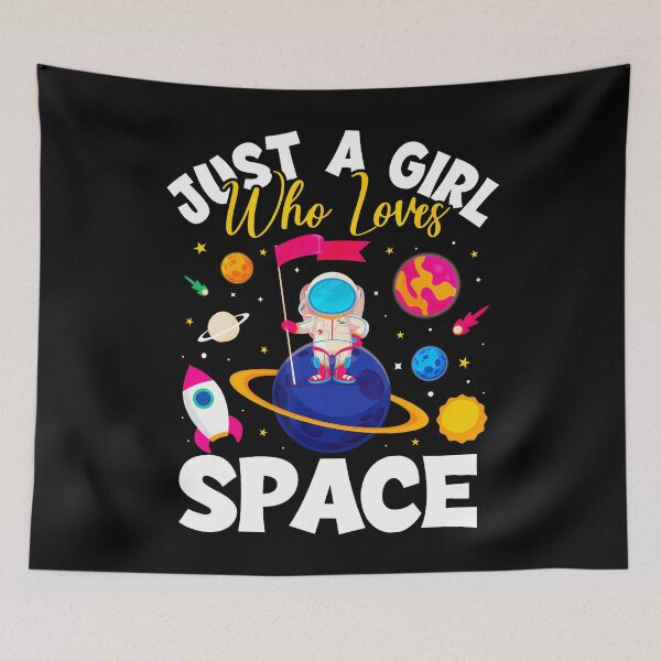Item preview, Just A Girl Who Loves Planets Science Lover Girl Space Solar designed and sold by DollieMichele.