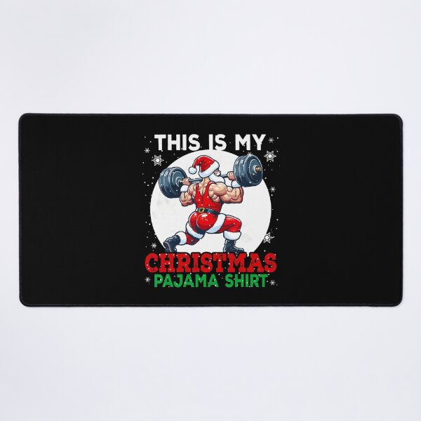 Item preview, My Christmas Shirt Santa Weightlifting Gym Workout designed and sold by EileenDeana.