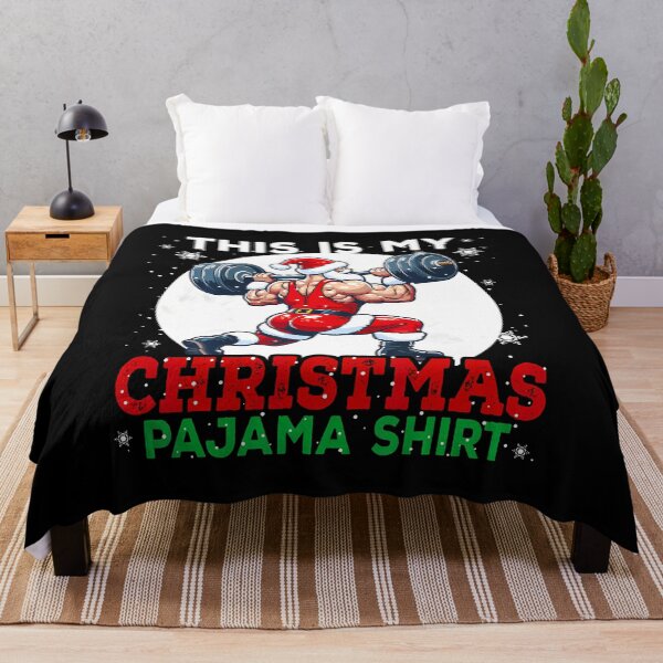 Item preview, My Christmas Shirt Santa Weightlifting Gym Workout designed and sold by EileenDeana.