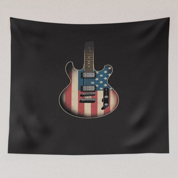 Item preview, American Flag Guitar 4th of July Patriotic Tee Great Gift designed and sold by procionartss.