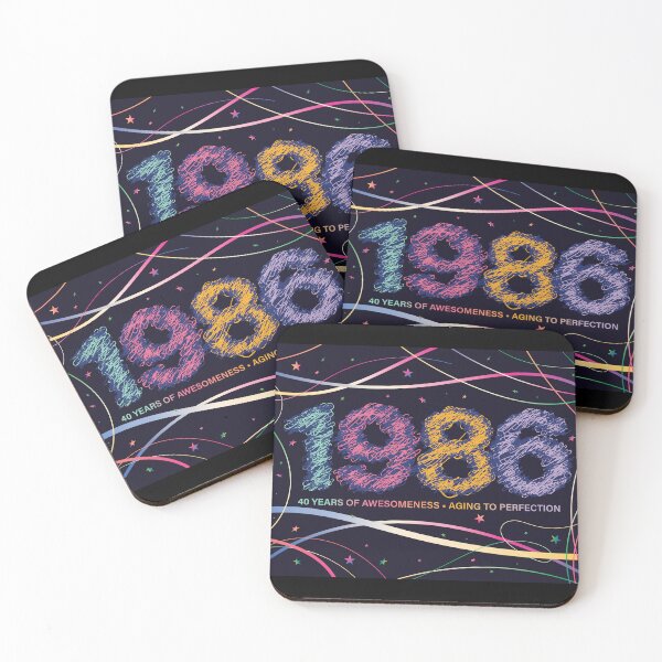 Item preview, 1986 - 40 Years of Awesomeness – Aging to Perfection designed and sold by PCStudio57.