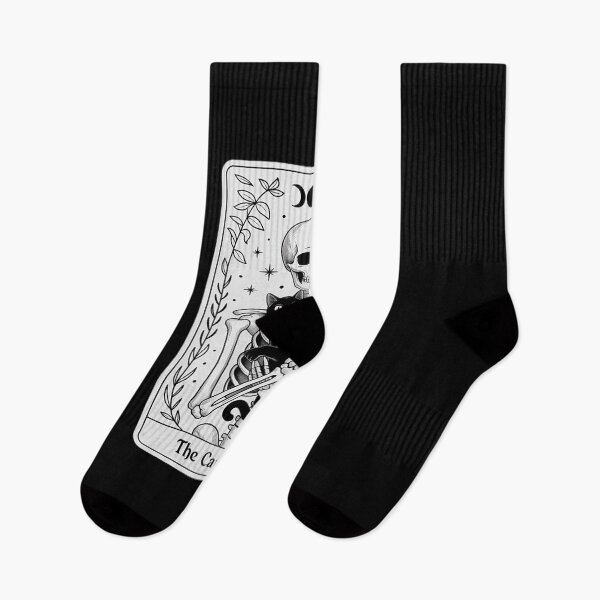 Item preview, The cat lover tarot, Cat lover, Skeleton and cat, Cat tarot designed and sold by LinlinsDemons.