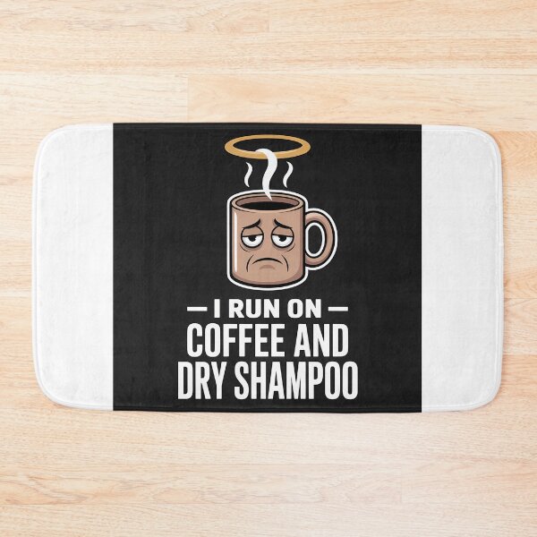 Item preview, Funny Mom T-Shirt I Run On Coffee And Dry Shampoo Parenting Gift designed and sold by VectorVerseHub.