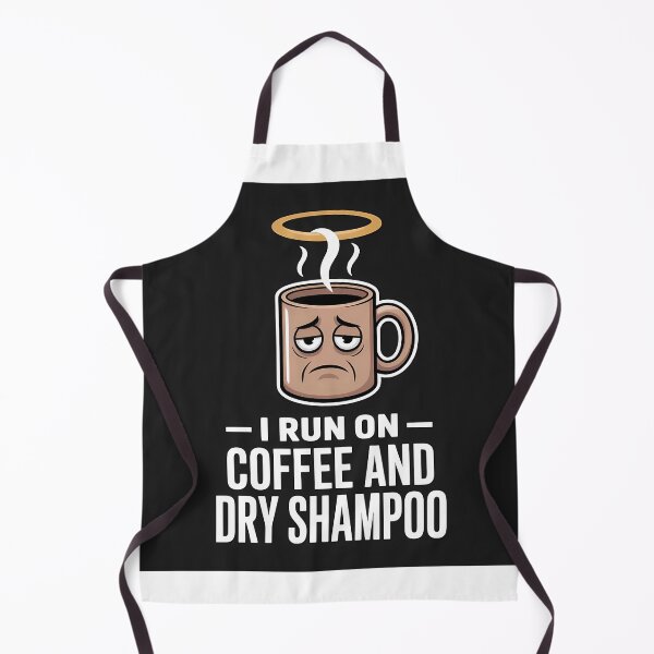 Item preview, Funny Mom T-Shirt I Run On Coffee And Dry Shampoo Parenting Gift designed and sold by VectorVerseHub.